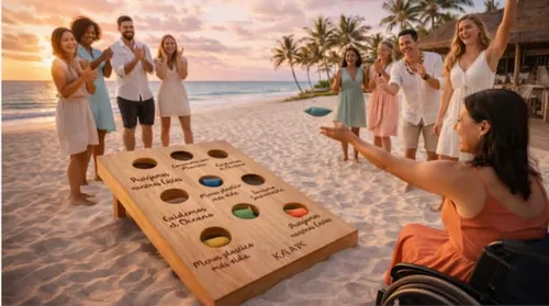 Cornhole puntuación multiagujero