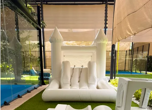 Inflable con alberca de pelotas 