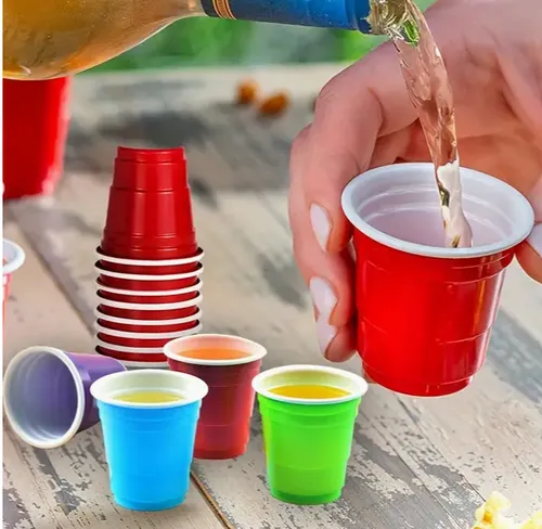 50 X Pequeñas Desechables De 60ml (shot glass)