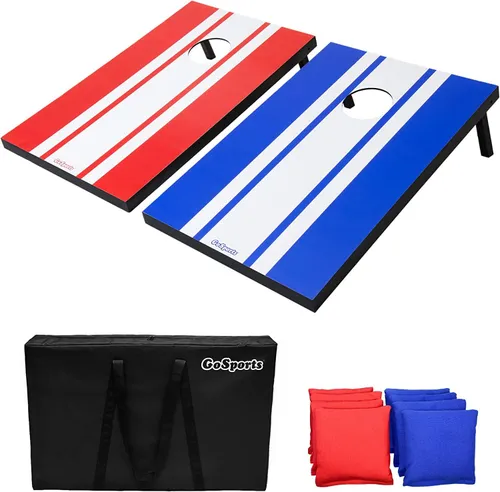 Juego clásico Cornhole – Incluye 8 pufs