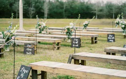 Rustic Pallet Benches