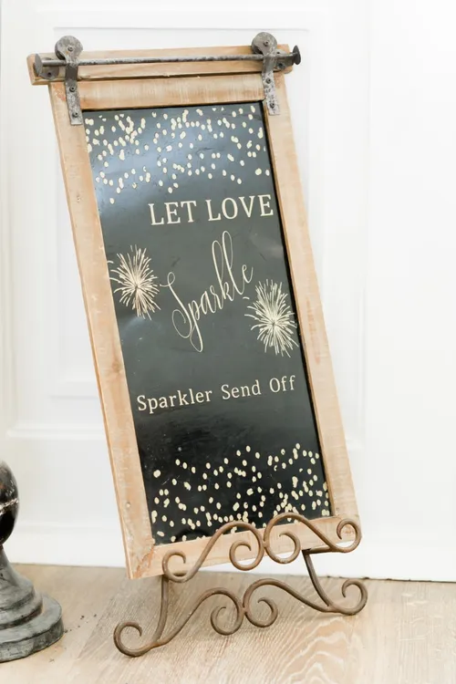 Sign Sparkler Send off