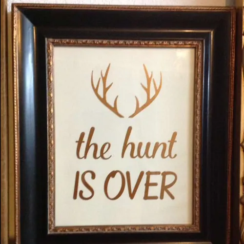 Sign The Hunt is Over