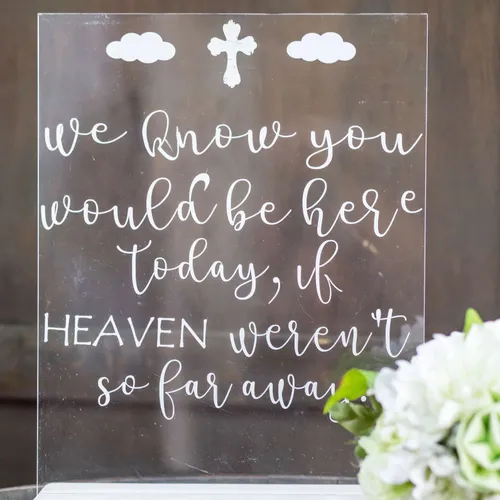 Sign   Heaven Acrylic