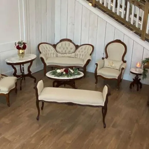 Victorian Marble top tables.   Set of 3