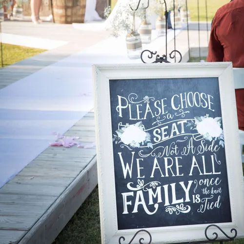 Sign  Please Choose a Seat 