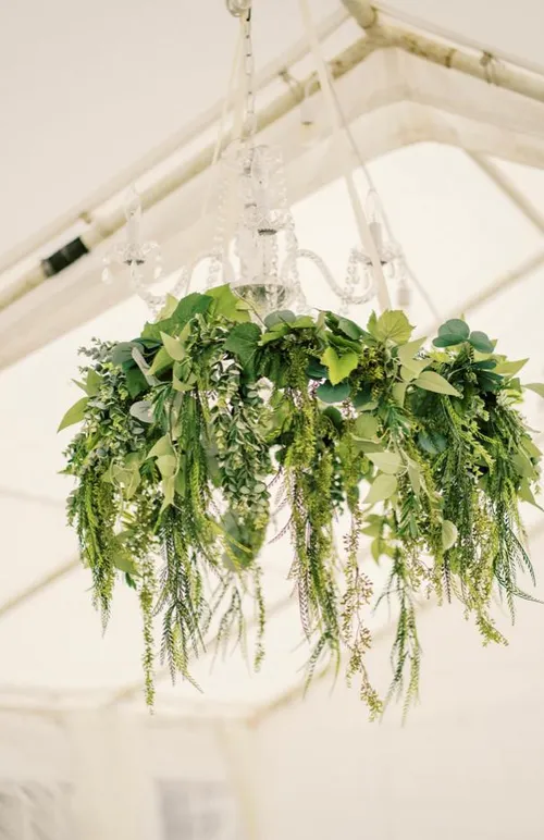 Greenery Chandelier Hoop