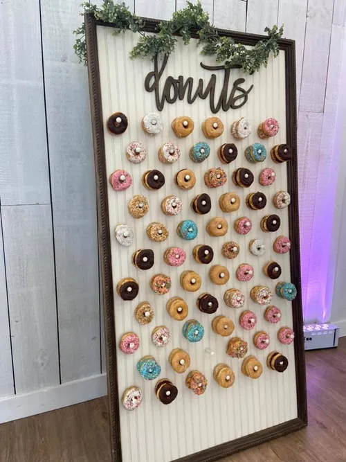 Donut Wall Large Bead Board Wall  Holds  132 Donuts