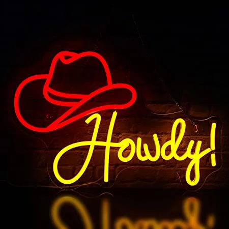 Rodeo / Corporate Events Howdy Neon Sign