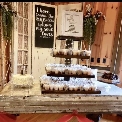 Cupcake Stand 4 Tier Rustic Wooden
