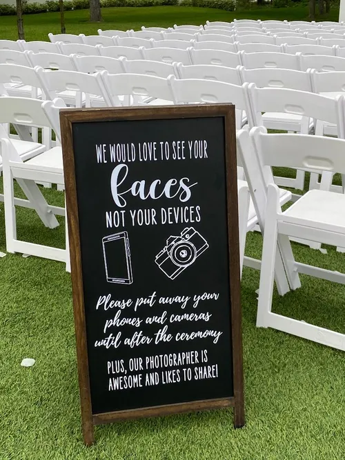 Unplugged Easel Sign