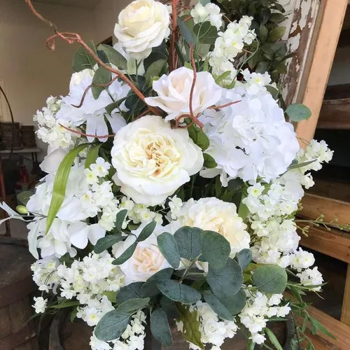 Whiskey Barrel Arrangments Pair #2