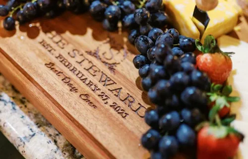 Custom charcuterie board