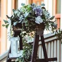 Floral Arrangement for top of Love Ladders (Your Colors)