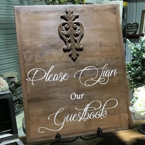 Sign Please Sign Our Guest Book 