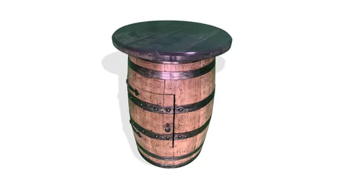 Whiskey Barrel Spool Bar Top