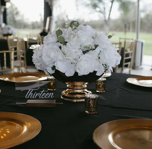 Large Gold Centerpiece Bowls