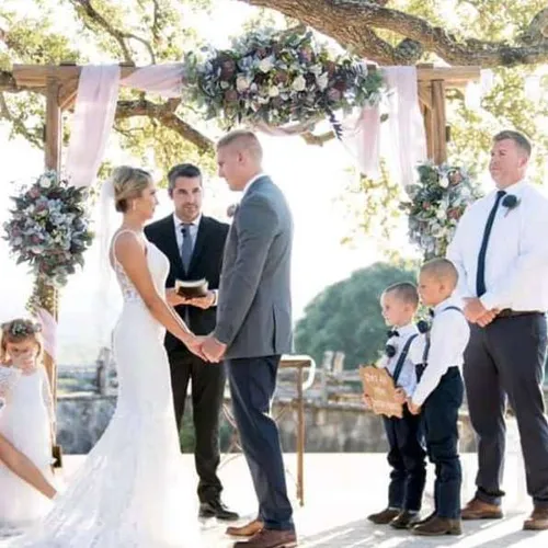 Arbor Made from Pallets 7 1/2 feet..Add on Fabric or 2-piece floral set