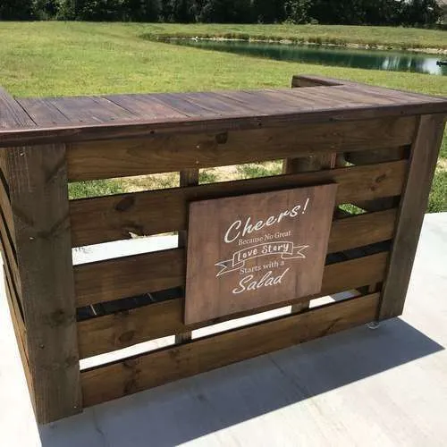 Rustic Pallet Bar