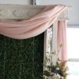 Fabric Blush Pink for Cross or Arbor