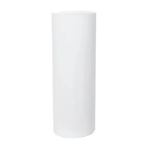 Round Plinth - White Gloss