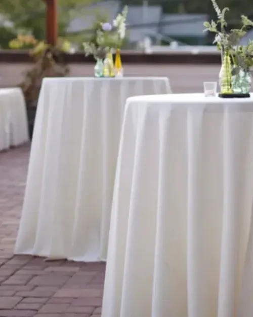 Cocktail Tablecloth (White or Black)