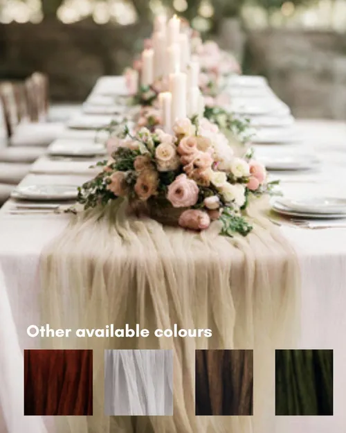 Cheese Cloth Runners - Various Colours