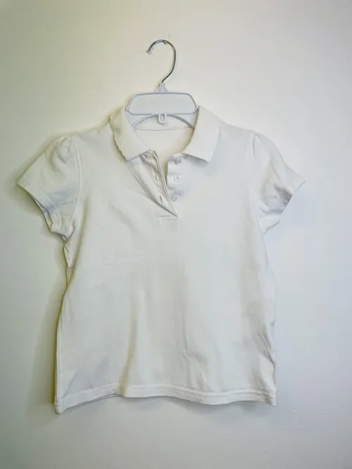 BL091 - WHITE POLO SHIRTS