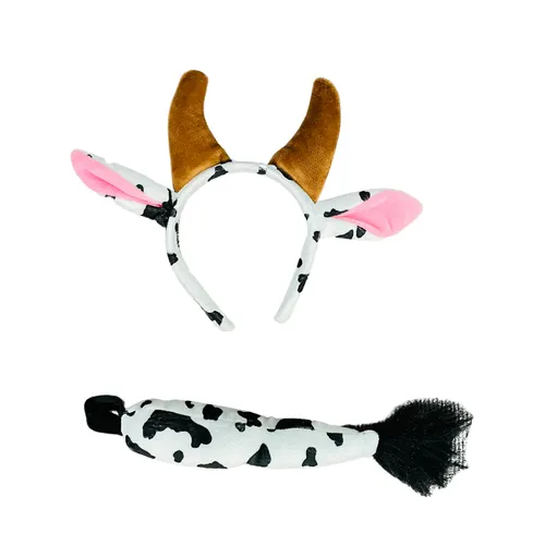 BL131 - COW HEADBAND & TAIL