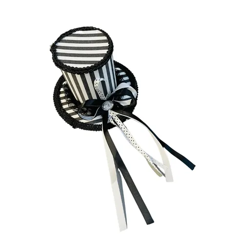 BL136 - BLACK/WHITE STRIPED HATS