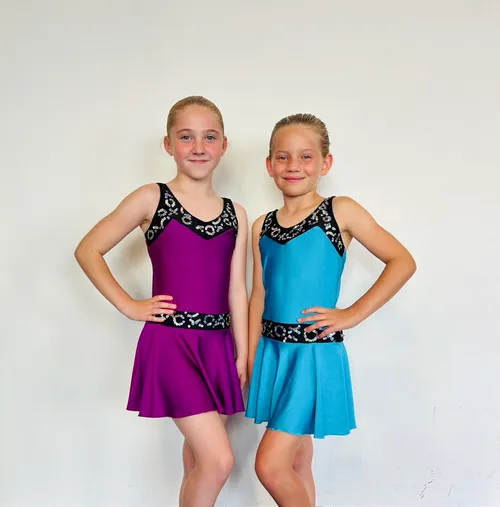 BL020 - SEQUIN TOP FRINGE DRESS