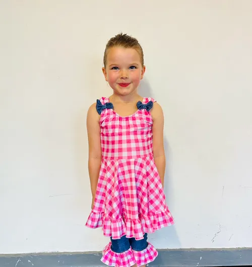 BL051 - PINK GINGHAM OUTFIT