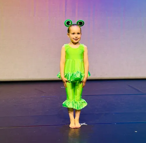 BL011 - BRIGHT GREEN DRESS TOP/LEGGINGS