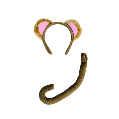 BL129 - MONKEY/BEAR HEADBAND AND TAIL