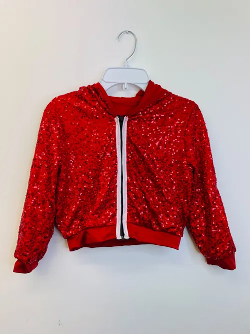 BL085 - RED SEQUIN JACKET