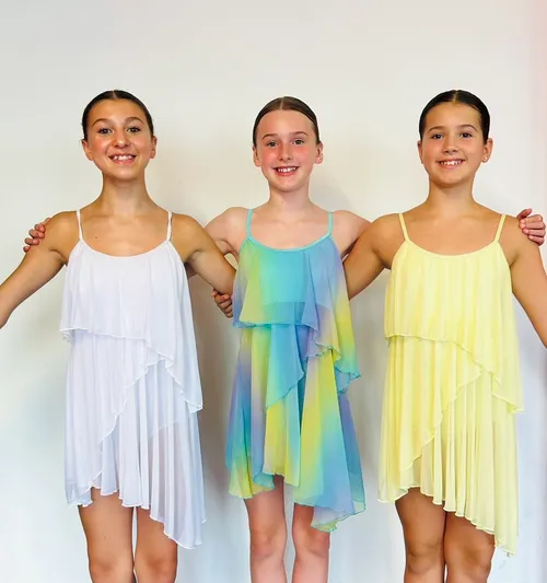 BL036 - FLOATY LEVELS DRESS