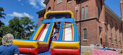 Dual Lane Water Slide
