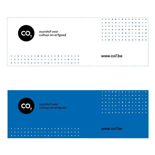 Nadarvlag CO7 - Blauw