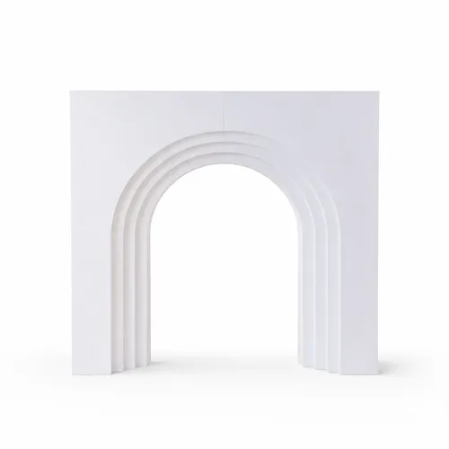 Square arched 3d rainbow backdrop