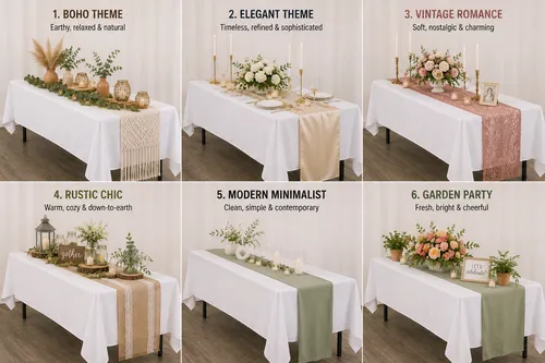 Rectangle White Table cloth