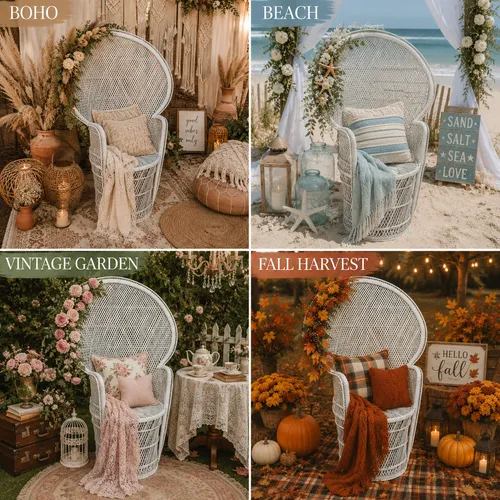 Wicker Boho Chair