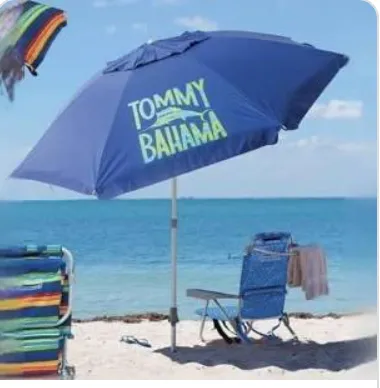 Beach Umbrella and 2 chairs