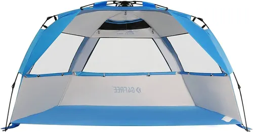 family beach shelter