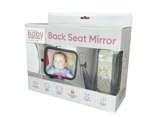 Baby On The Move Back Seat Mirror