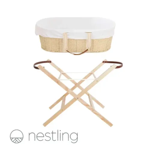 Nestling Moses Basket with Stand
