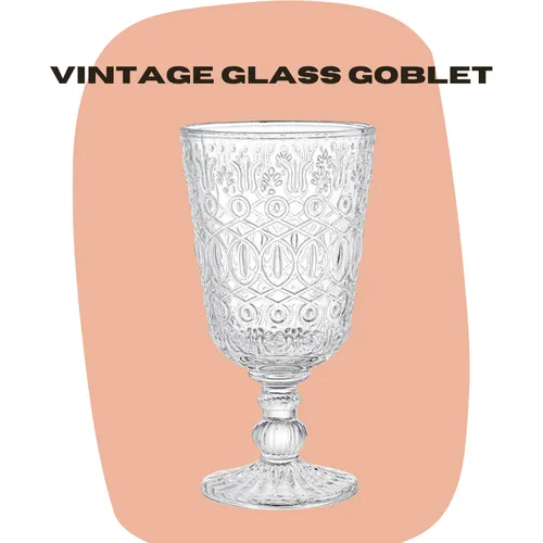 Vintage Glass Goblet