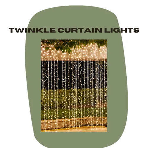 Twinkle Curtain Lights