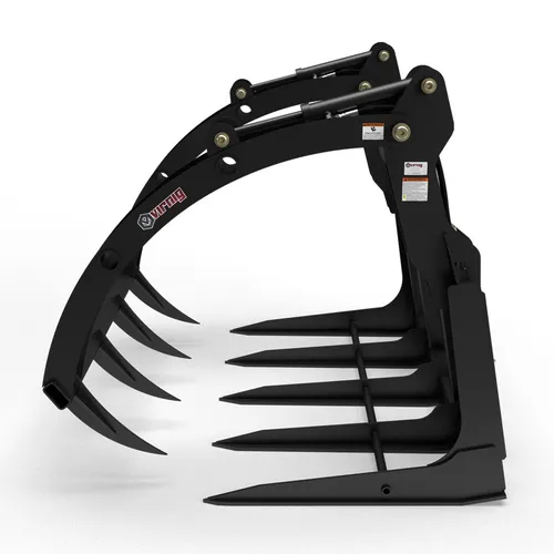 Skid Steer Attachments-Hay Grapple