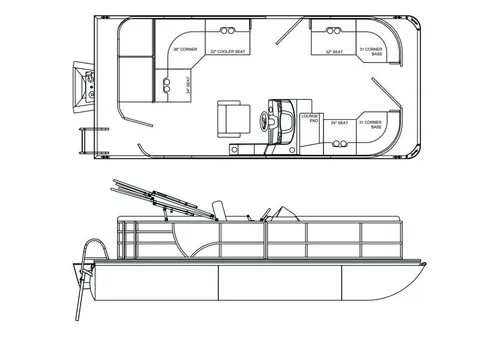 2022 50HP 20' Bentley Cruise Pontoon