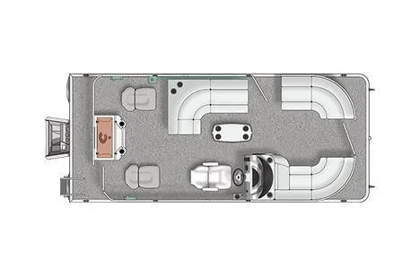 2022 90HP 22' Bentley Fish and Cruise